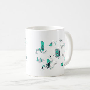 Banking Services 3D Coffee Mug