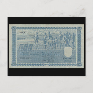 Banknote 1945 Finland Postcard