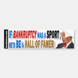 Bankruptcy Bumper Sticker