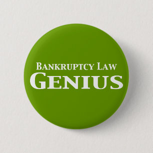 Bankruptcy Law Genius Gifts 2 Inch Round Button