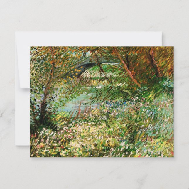 Banks of Seine, Pont de Clichy by Vincent van Gogh (Front)