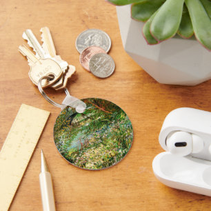 Banks of Seine, Pont de Clichy by Vincent van Gogh Keychain