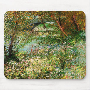 Banks of Seine, Pont de Clichy by Vincent van Gogh Mouse Pad