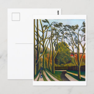 Banks of the Bièvre Henri Rousseau Postcard