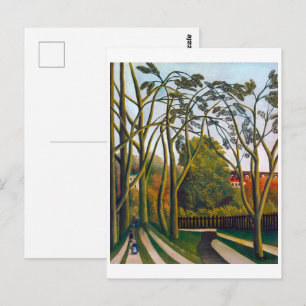 Banks of the Bièvre Henri Rousseau Postcard