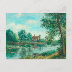 Banks of the Loing in Saint-Mammès Alfred Sisley  Postcard