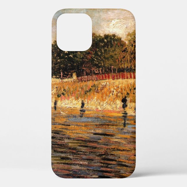 Banks of the Seine by Vincent van Gogh Case-Mate iPhone Case (Back)