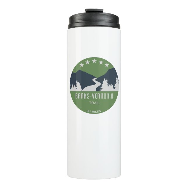Banks-Vernonia Trail Thermal Tumbler (Front)