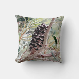 Banksia Australia Throw Pillow
