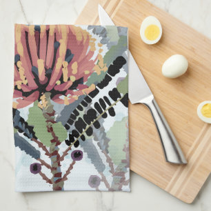 Banksia Flower Dragonfly Art Kitchen Towel