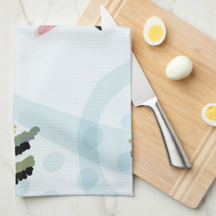 Banksia Flower Dragonfly Art Kitchen Towel