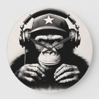 Banksy DJ Monkey Gorilla Chimp Art Print