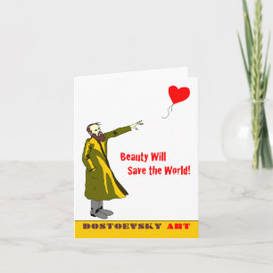 "banksy" note card