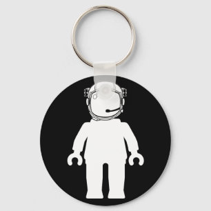 Banksy Style Astronaut Minifig Keychain