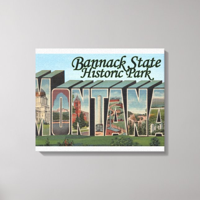 Bannack State Park, Montana Canvas Print (Front)