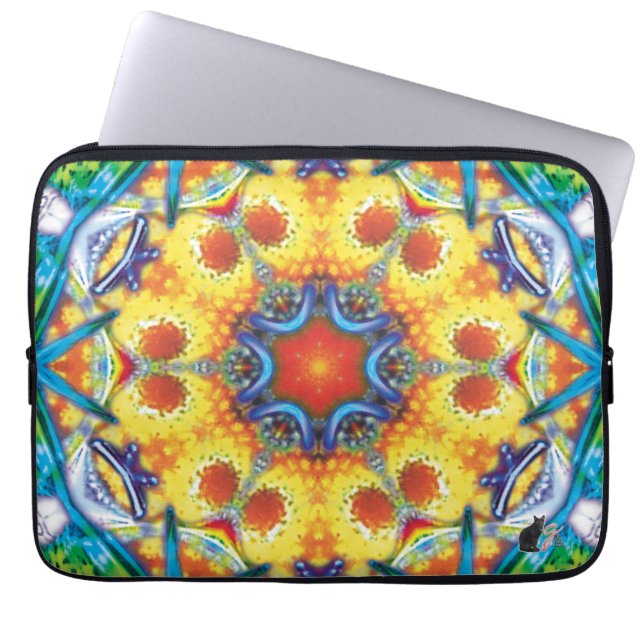 BannaPuddin Kaleidoscope Laptop Sleeve (Front)