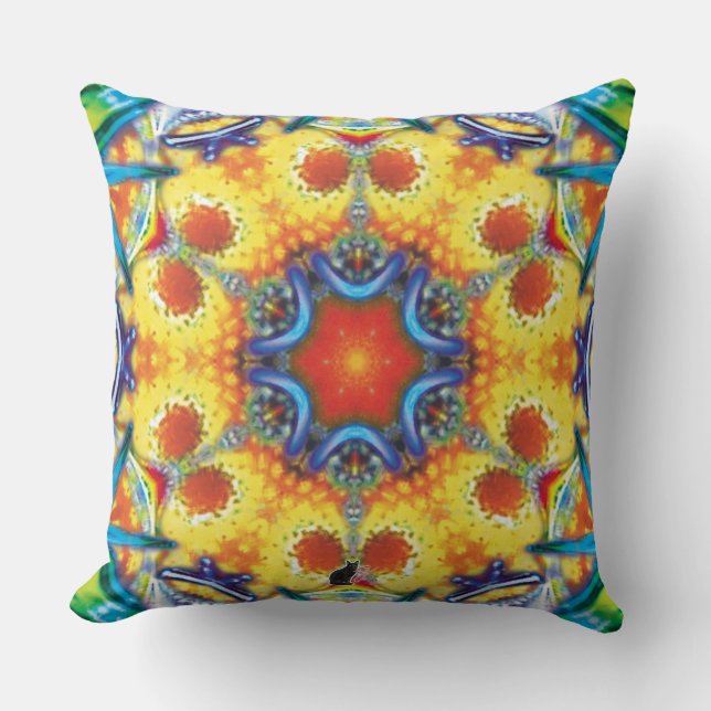 BannaPuddin Kaleidoscope Pillow (Front)