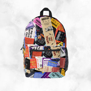 Banned Books Add Name Quiet Rebellion Printed Backpack
