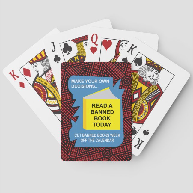 Banned Books Book Playing Cards (Back)