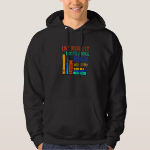 Banned Books I m with The Banned Book  Librarian R Hoodie