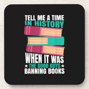 Banned Books Quote  Coaster