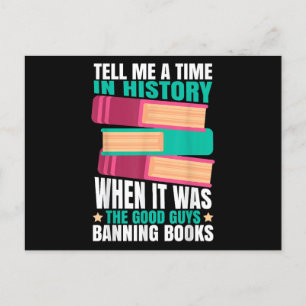 Banned Books Quote Holiday Postcard