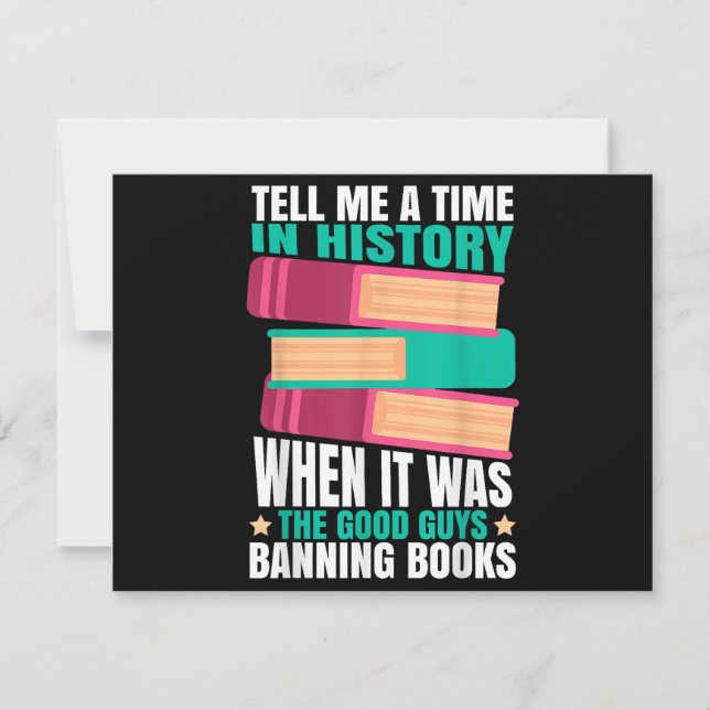 Banned Books Quote Save The Date (Front)