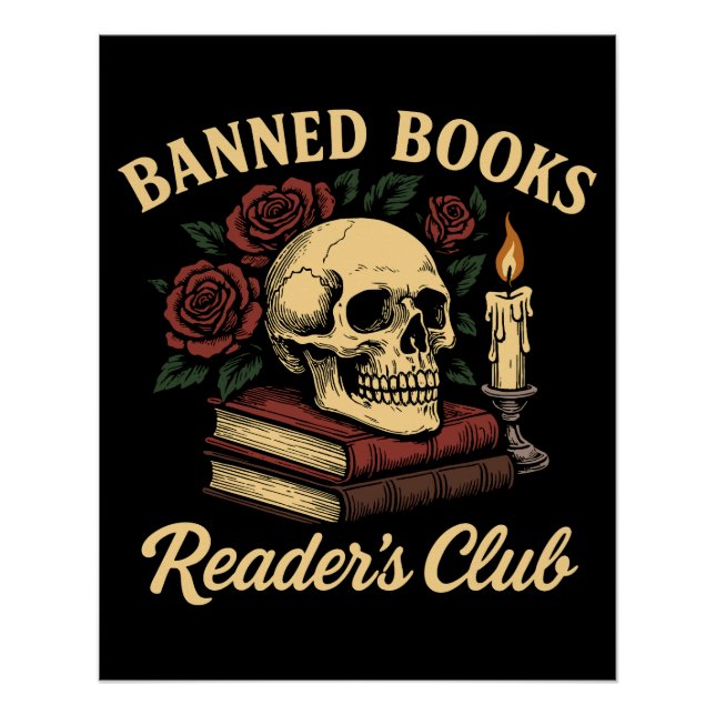 Banned Books Reader’s Club Poster (Front)