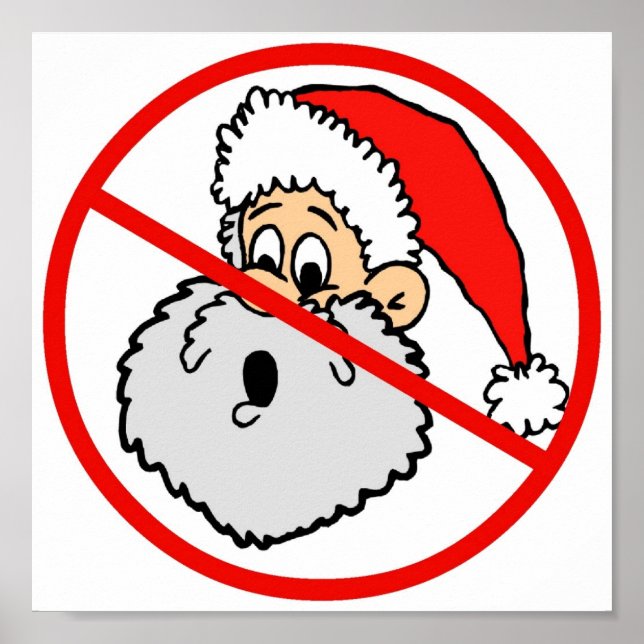Banned Santa Poster (Front)