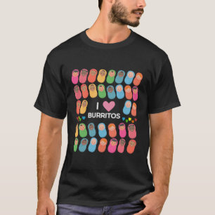 Banner Approved I Love Burritos Mother Baby Nurse  T-Shirt