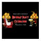 Banner Birthday Party Celebration Red Gold