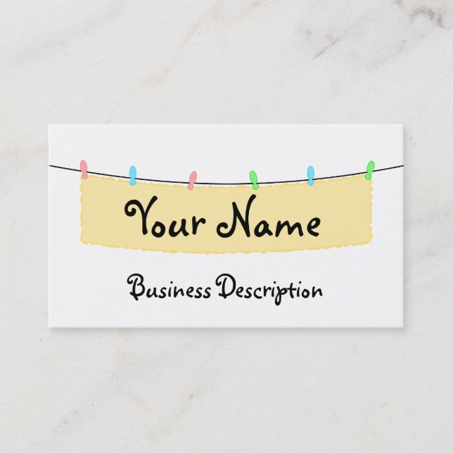 Banner Business card (Front)