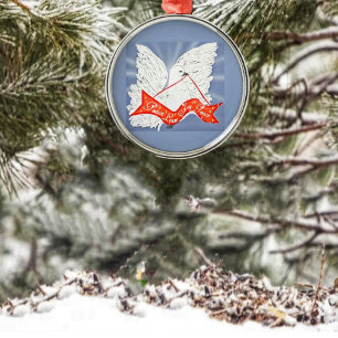 Banner Dove Metal Ornament