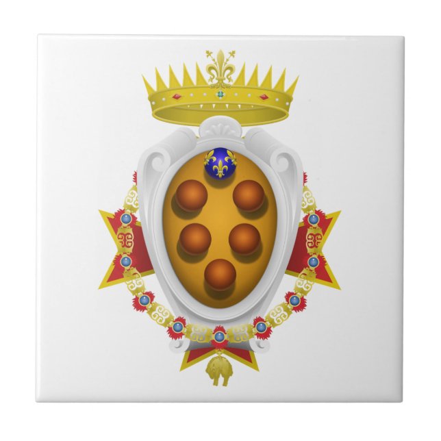 Banner Grand Duchy of Tuscany Tile (Front)