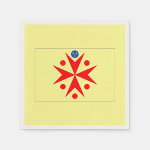 Banner Grand Duchy of Tuscany -yellow Napkin