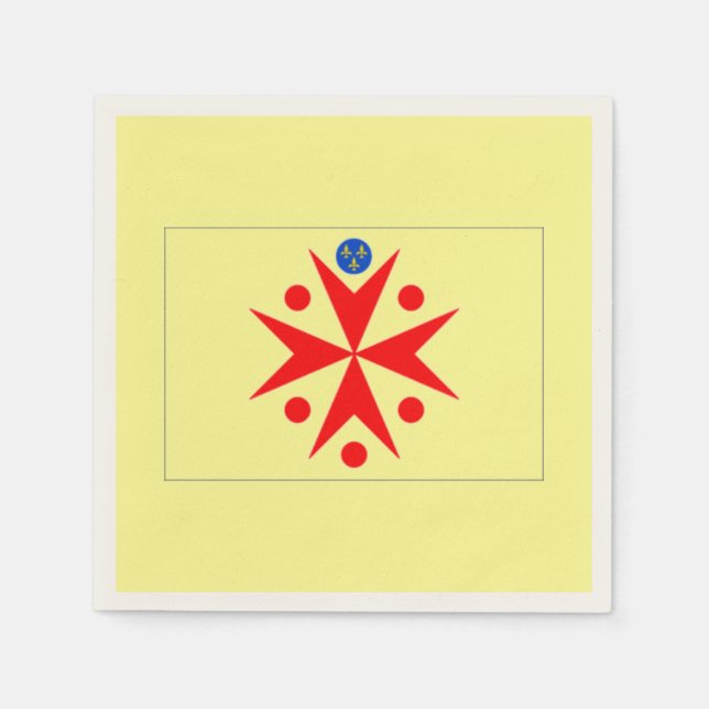 Banner Grand Duchy of Tuscany -yellow Napkin (Front)