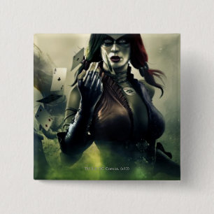Banner: Grundy, Harley, Batman 2 Inch Square Button