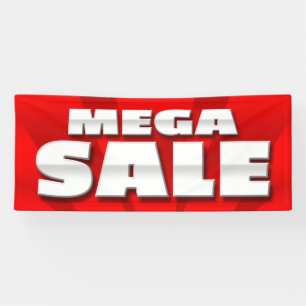 BANNER MEGA SALE  - 2.5'x6'