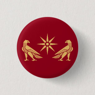 Banner of Artaxiad dynasty (Armenia) 1 Inch Round Button