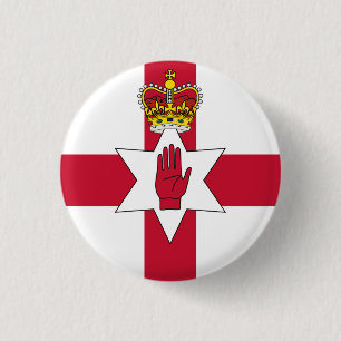 Banner of Northern Ireland 1 Inch Round Button
