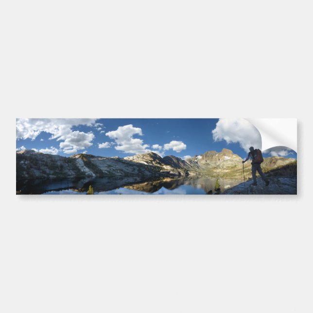 Banner Peak and 1000 Island Lake - John Muir Trail Bumper Sticker (Front)
