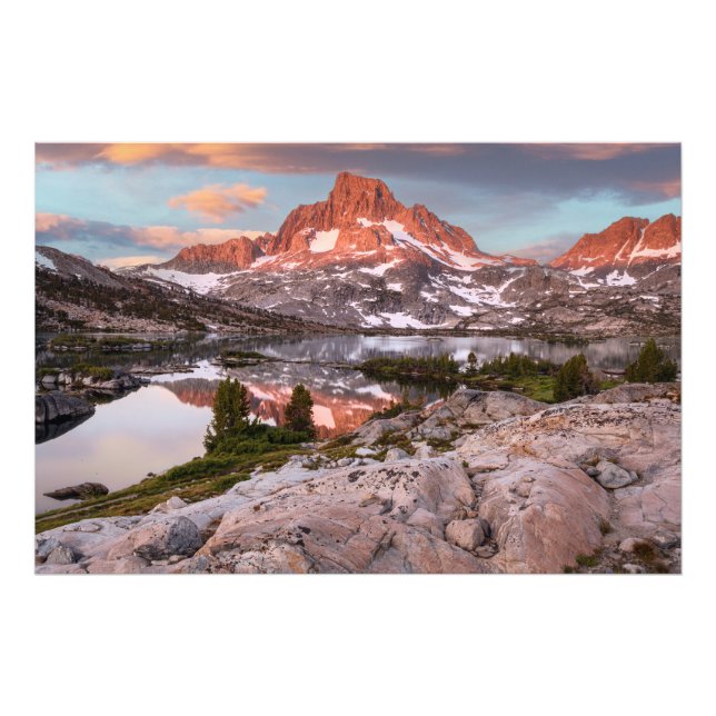 Banner Peak and Thousand Island Lake Photo Print (Front)