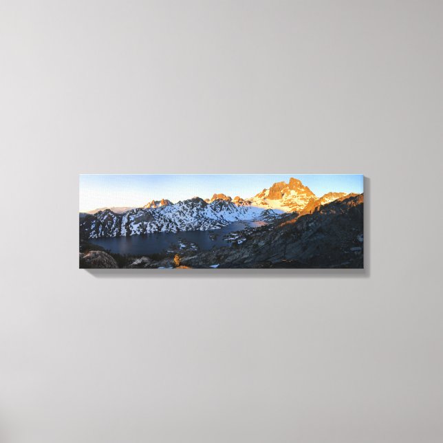 Banner Peak Sunrise Garnet Lake - John Muir Trail Canvas Print (Front)