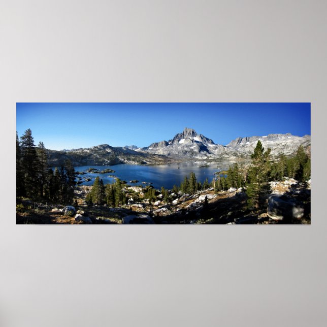 Banner Peak Thousand Island Lake John Muir Trail Poster (Front)