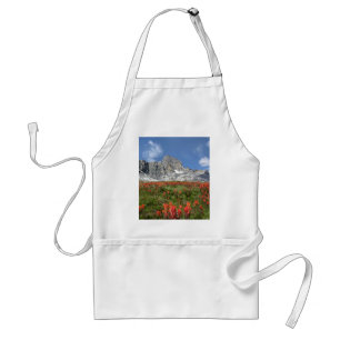 Banner Peak Wildflowers - Ansel Adams Wilderness Standard Apron
