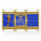 Banner Prince is on his way Blue Gold Ethnic