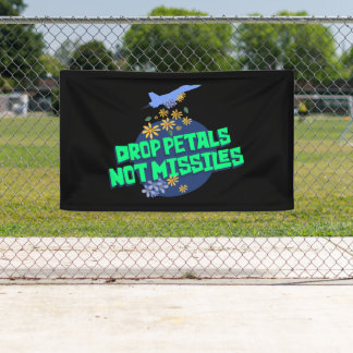 banner to stop war