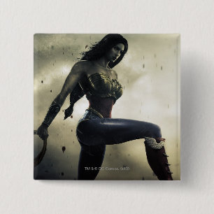 Banner: Wonder Woman, Flash 2 Inch Square Button