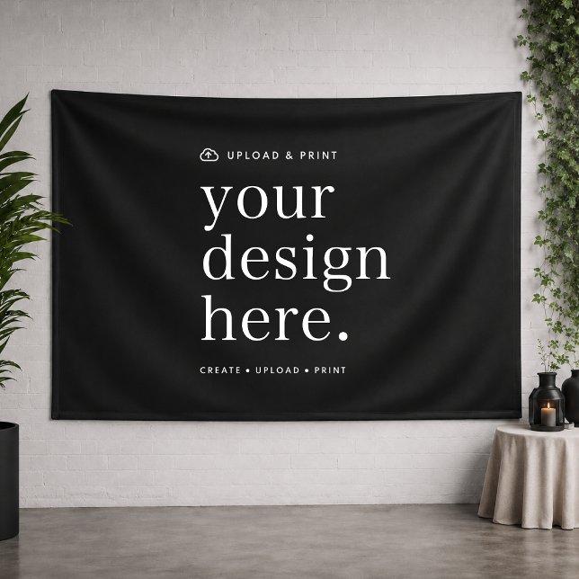 Banner Your Design Upload 4' x 6' (Versatile vinyl banner for business, events, weddings, special occasions & more!)