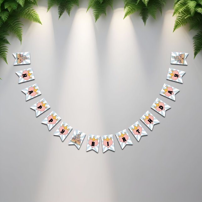 Bannière à bouquet d'anniversaire Fairytale Castle (Créateur téléchargé)